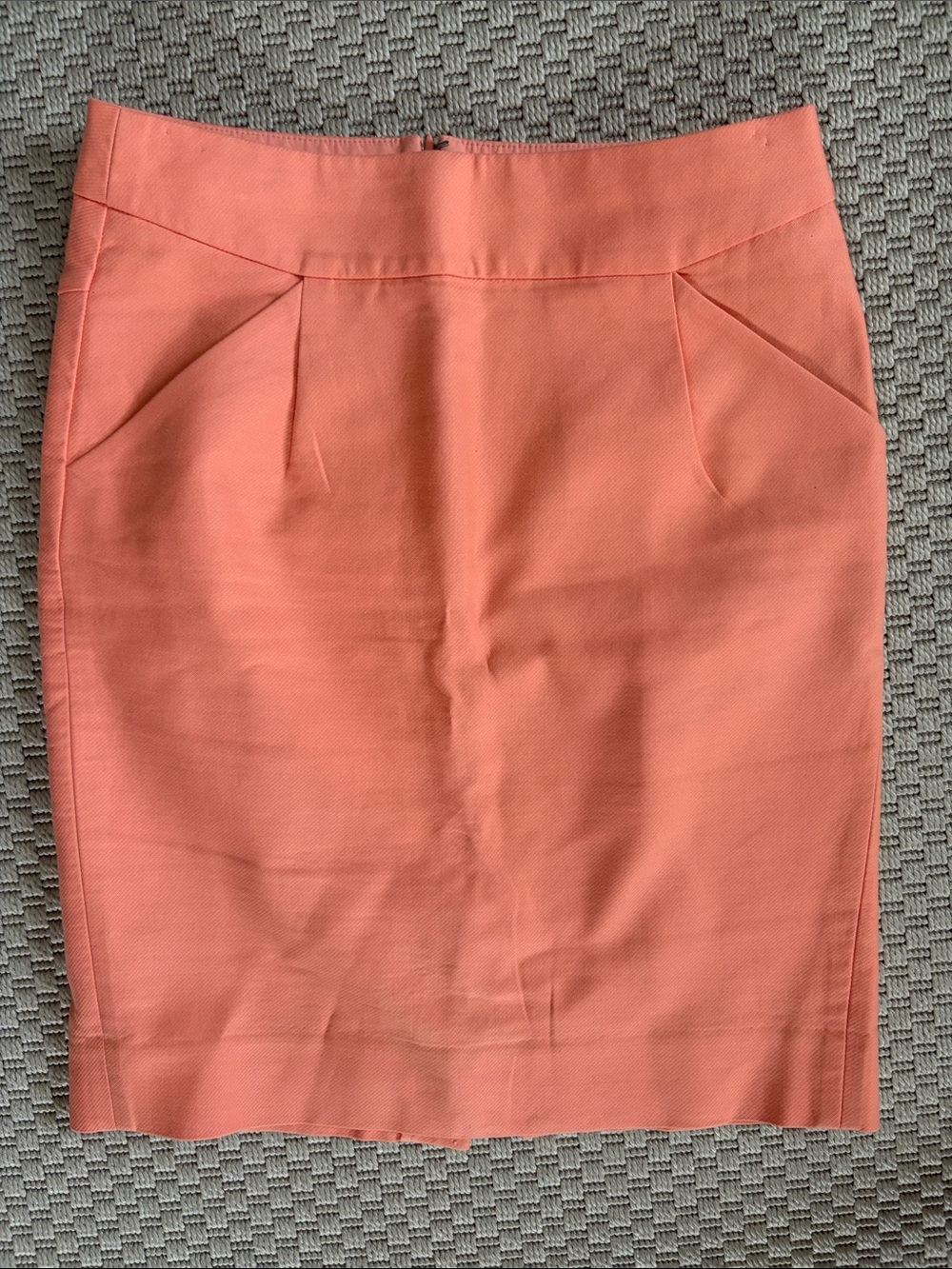 J. Crew Coral Pencil Skirt